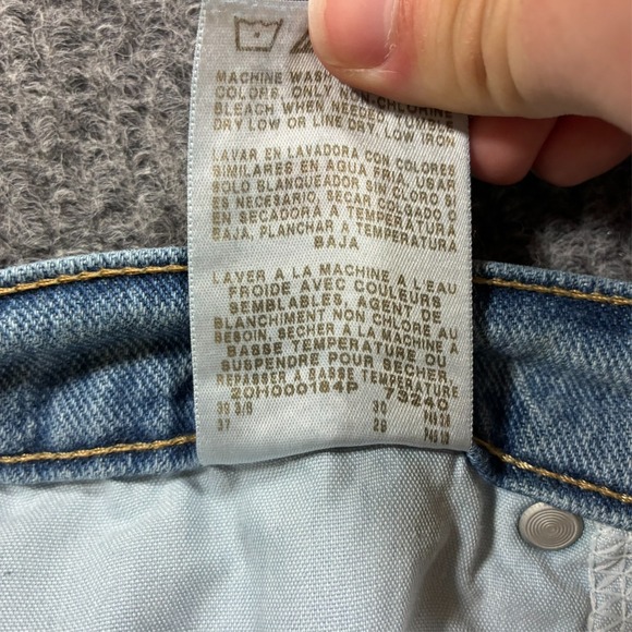 Wrangler Mens Straight Leg Jeans Size 36x29 Light Wash Denim Stretch Mid Rise - Picture 4 of 10